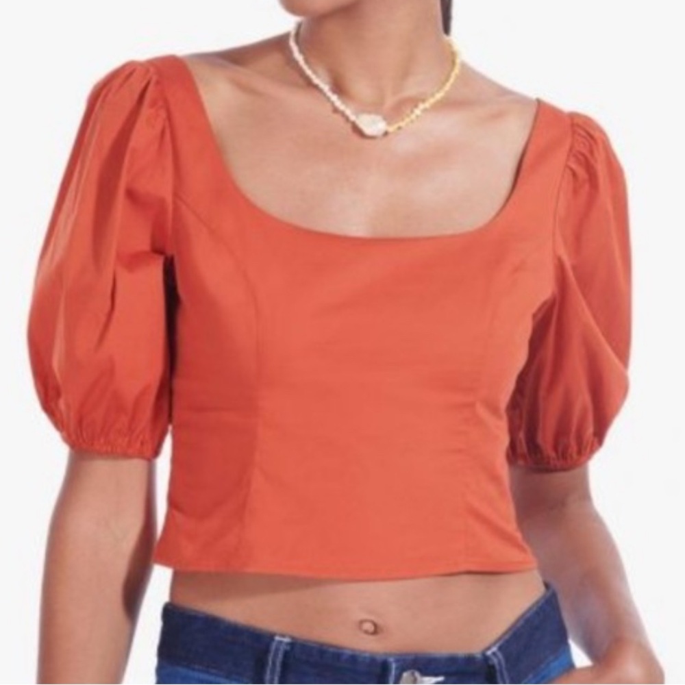 STAUD papaya top